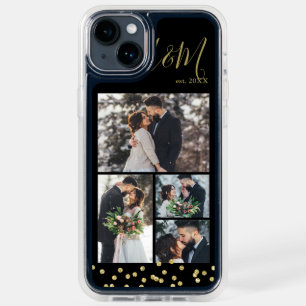 Elegant 4-Photo Collage Personalized OtterBox iPhone 14 Plus Case
