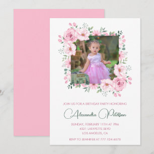Elegant 4th birthday invitations Photo Boho