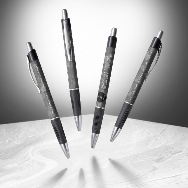 Elegant 4th Linen Wedding Anniversary Celebration Pen (Elegant 4th Linen Wedding Anniversary Dancing Pens Cover Photo)