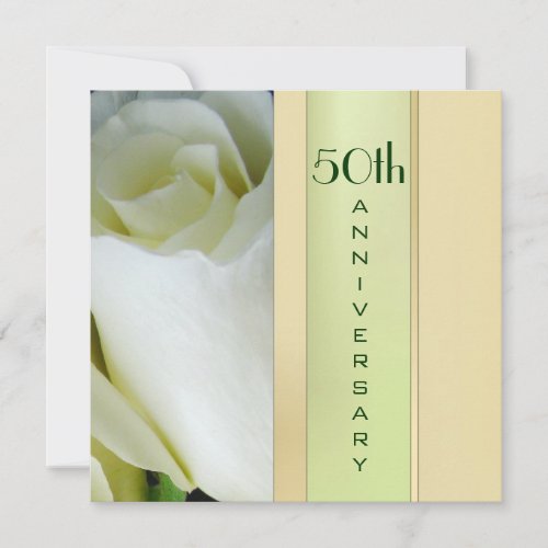 Elegant 50th Anniversary Invitation