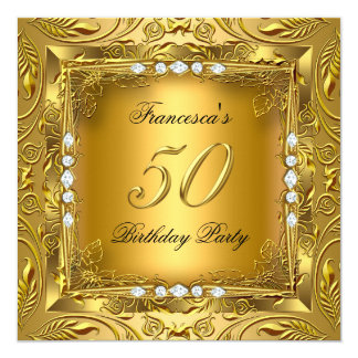 Elegant 50Th Birthday Invitations 10