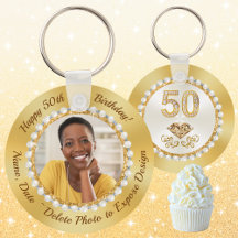 Elegant, 50th Birthday Party Favors for a Woman