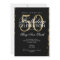 Elegant 50th Birthday Party Sparkles Gold