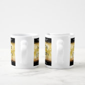 Elegant 50th Golden Wedding Anniversary Coffee Mug Set (Handle)