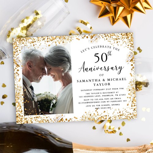 Elegant 50th Wedding Anniversary