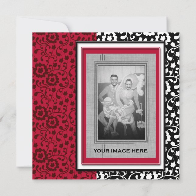 Elegant 50th Wedding Anniversary Invitations (Front)