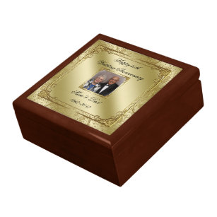 Golden Anniversary  Gift  Boxes  Keepsake Boxes  Zazzle