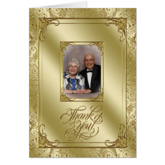 50th Wedding Anniversary Thank You Cards