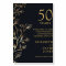 Elegant 50th Wedding Anniversary Welcome Sign