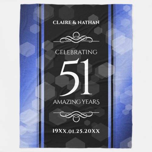 Elegant 51st Sapphire Wedding Anniversary