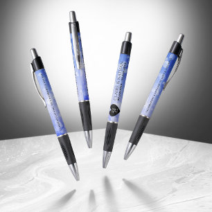 Elegant 51st Sapphire Wedding Anniversary Pen