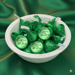 Elegant 55th Emerald Wedding Anniversary Hershey®'s Kisses®<br><div class="desc">Make the 55th emerald wedding anniversary a tasty celebration with these candy favors! Elegant lettering with hexagonal confetti on an emerald green background add a memorable touch for this special occasion and extraordinary milestone. Customize with the couple's names.

Design © W.H. Sim. See more at zazzle.com/expressionsoccasions</div>