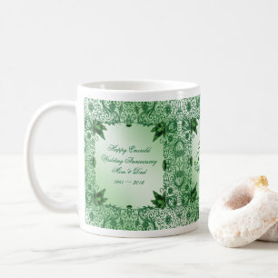 Elegant 55th Wedding Anniversary Coffee Mug