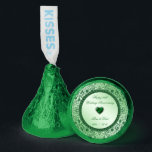 Elegant 55th Wedding Anniversary Hershey®'s Kisses®<br><div class="desc">A Digitalbcon Images Design featuring an emerald green color and flourish design theme with a variety of custom images, shapes, patterns, styles and fonts in this one-of-a-kind "Emerald 55th Wedding Anniversary" Hershey Kisses. This attractive and colorful design comes complete with customizable text lettering and anniversary design element to suit your...</div>
