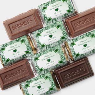 Elegant 55th Wedding Anniversary Hershey's Miniatures