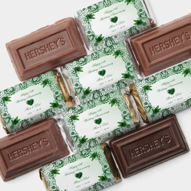 Elegant 55th Wedding Anniversary Hershey's Miniatures (Assorted)