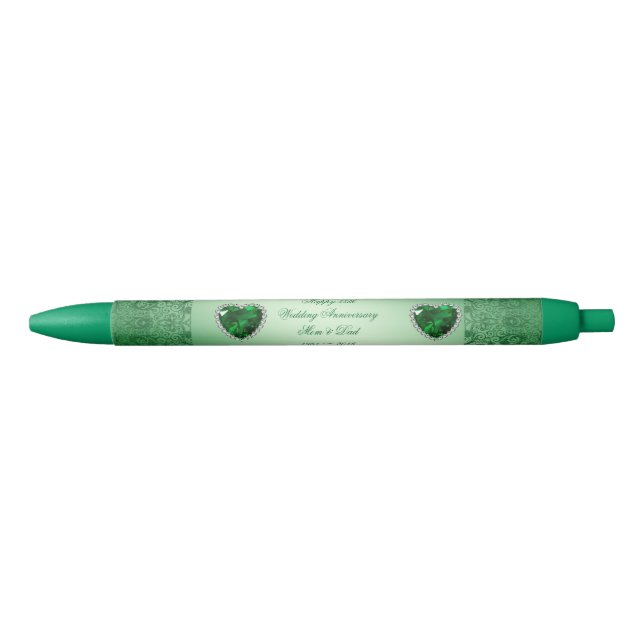 Elegant 55th Wedding Anniversary Pen (Front)