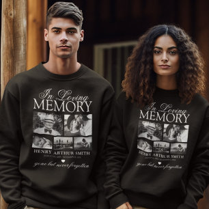 Elegant 5 Photo In Loving Memory Sweatshirt