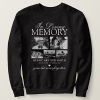 Elegant 5 Photo In Loving Memory Sweatshirt