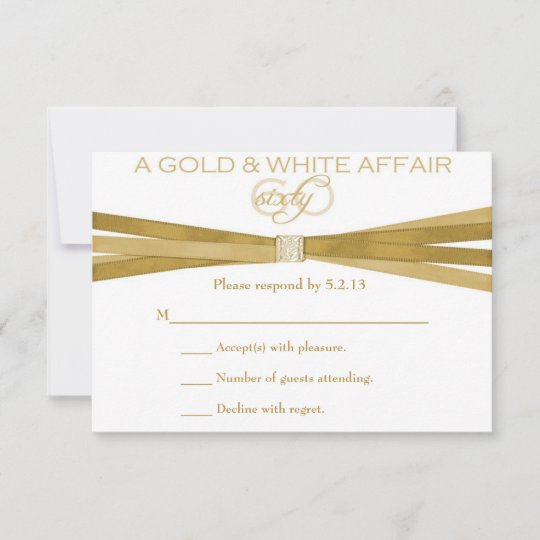 elegant 60th birthday party invitations rsvp card zazzle