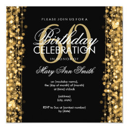 60th Birthday Invitations Zazzle