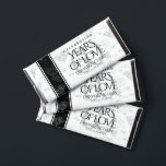Elegant 60th Diamond Wedding Anniversary Hershey Bar Favors<br><div class="desc">Make the 60th diamond wedding anniversary an unforgettable and tasty celebration with these stylish chocolate bars! Elegant lettering with stylized diamond confetti on a white background add a memorable touch for this special occasion and extraordinary milestone. Customize with couple's names and dates of marriage. Design © W.H. Sim. See more...</div>