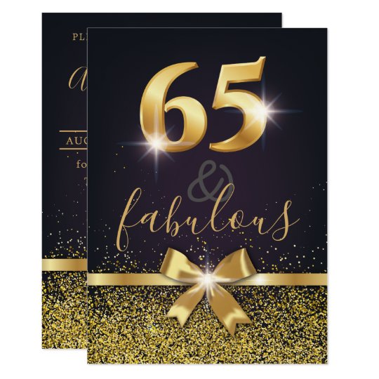 elegant-65-fabulous-gold-glitter-65th-birthday-invitation-zazzle