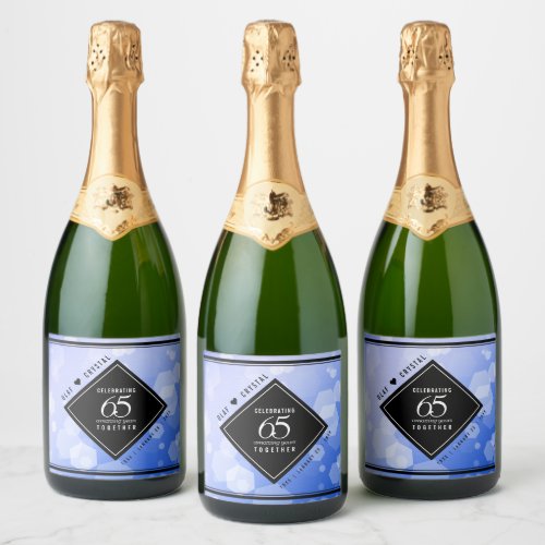 Elegant 65th Blue Sapphire Wedding Anniversary