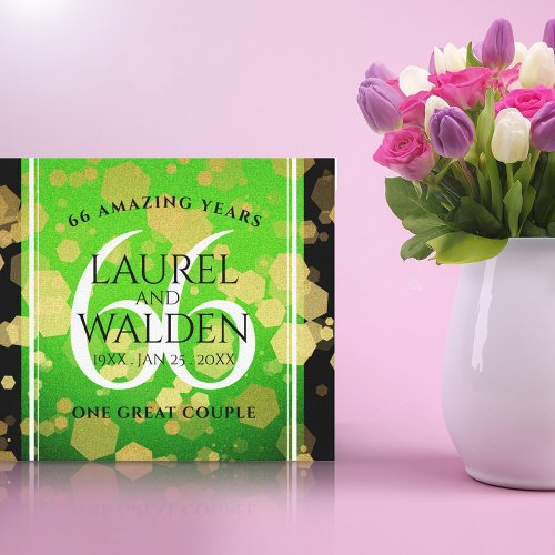 Elegant 66th Titanite Wedding Anniversary