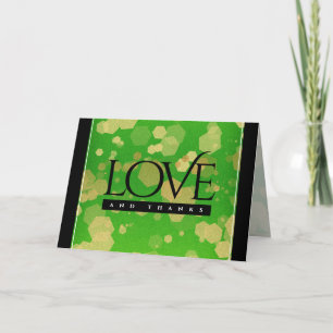 Elegant 66th Titanite Wedding Anniversary Letterpress Thank You Card