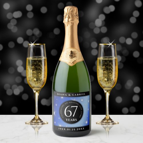 Elegant 67th Star Sapphire Wedding Anniversary