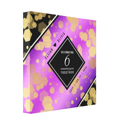 Elegant 6th Amethyst Wedding Anniversary