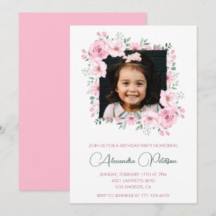 Elegant 6th birthday invitations Photo Boho
