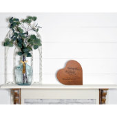 Elegant 70th Anniversary Spanish Verse Heart Block (Lifestyle)