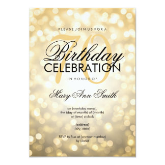 invitation card for a birthday party