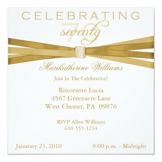 elegant 70th birthday party