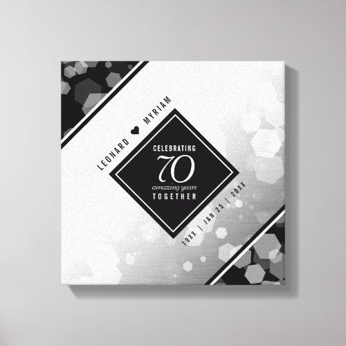 Elegant 70th Platinum Wedding Anniversary