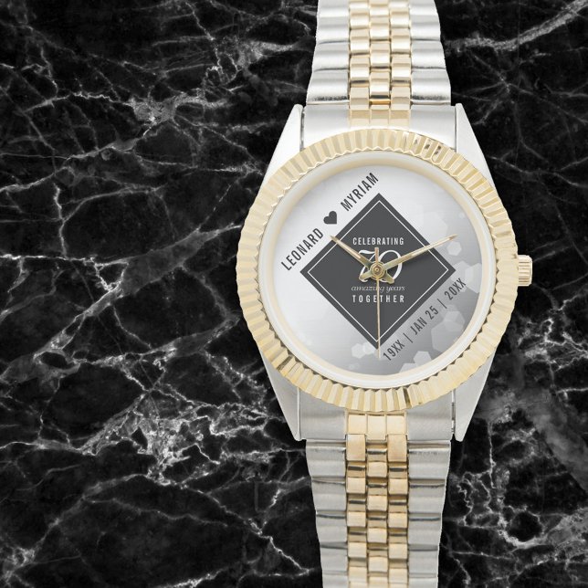 Elegant 70th Platinum Wedding Anniversary Watch (Creator Uploaded)