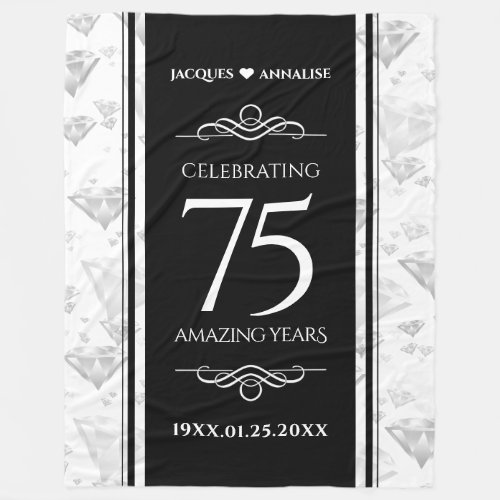 Elegant 75th Diamond Wedding Anniversary