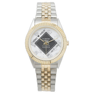 Elegant 75th Diamond Wedding Anniversary Watch