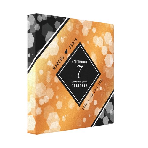 Elegant 7th Copper Wedding Anniversary