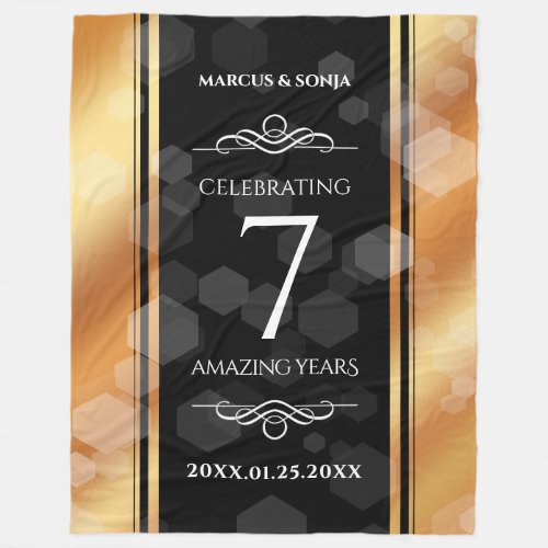 Elegant 7th Copper Wedding Anniversary 