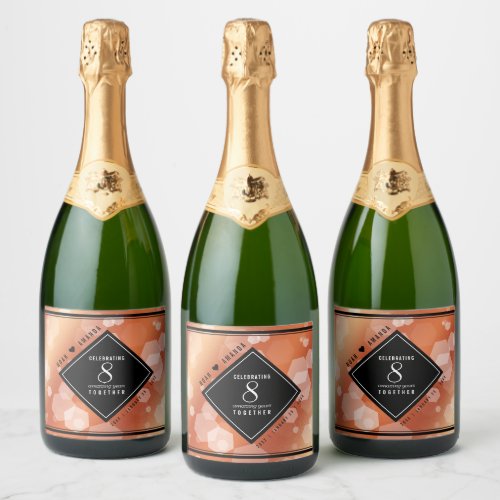 Elegant 8th Bronze Wedding Anniversary Celebration