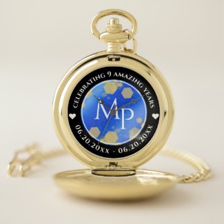 Elegant 9th Lapis Lazuli Wedding Anniversary