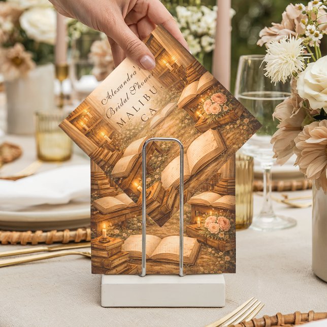 Elegant A New Chapter Bridal Shower Napkins (Creator Uploaded)