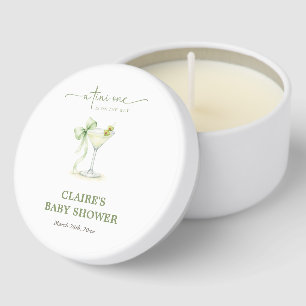 Elegant A Tini One Baby Shower Trendy Keepsake Mini Candle Favors