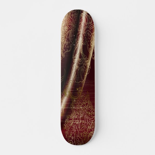 Elegant Abatract Art 1 Skateboard Deck (Front)