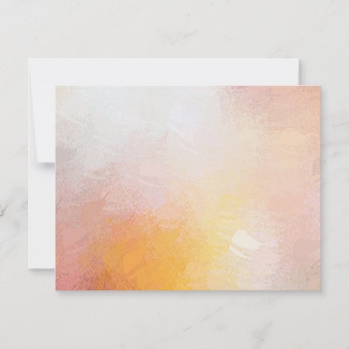 Elegant Abstract Artwork Colorful Modern Blank Note Card