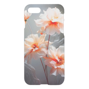 Elegant Abstract Blush Flower Misty Flow iPhone SE/8/7 Case