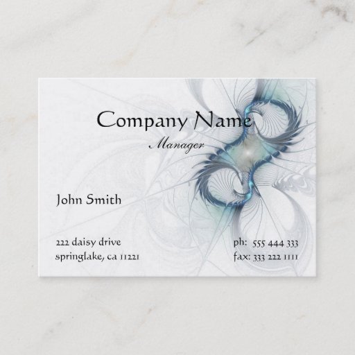Customizable Elegant Abstract Business Card